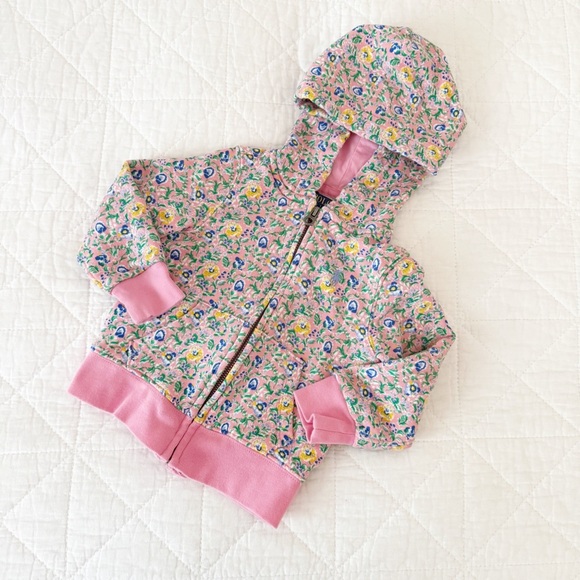 Polo Ralph Lauren Other - Polo by Ralph Lauren Kids Pink Floral Hoodie Sweatshirt 2T